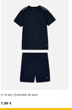 Offre: Ensemble de sport