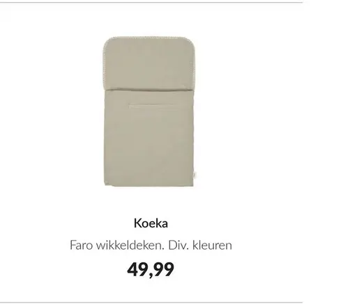 Aanbieding: Faro wikkeldeken