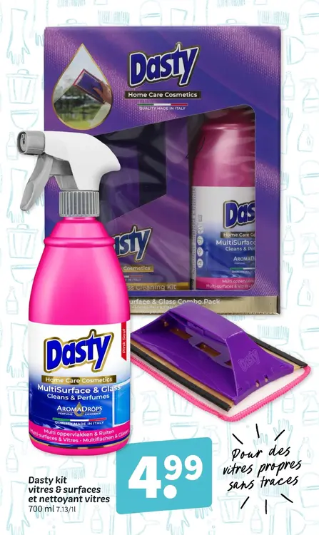 Offre: Dasty kit vitres & surfaces et nettoyant vitres