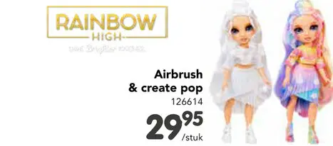 Promotie: Airbrush & create pop