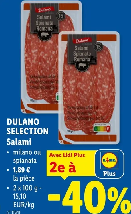 Offre: Salami