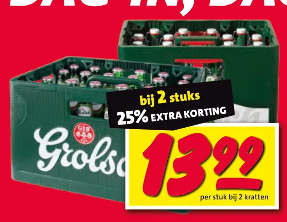 Aanbieding: Grolsch Bier