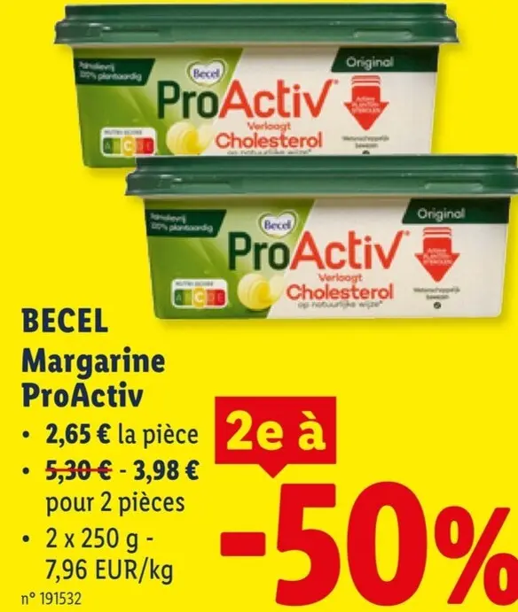 Offre: Margarine ProActiv