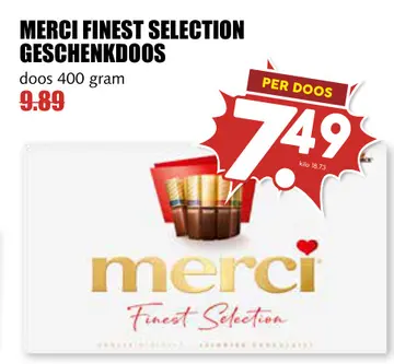 Aanbieding: Merci finest selection geschenkdoos