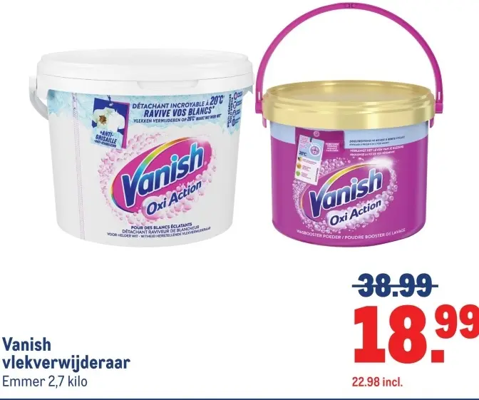 Aanbieding: Vanish vlekverwijderaar