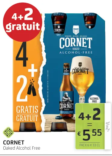 Offre: CORNET Oaked Alcohol Free