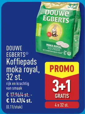 Promotie: Koffiepads moka royal