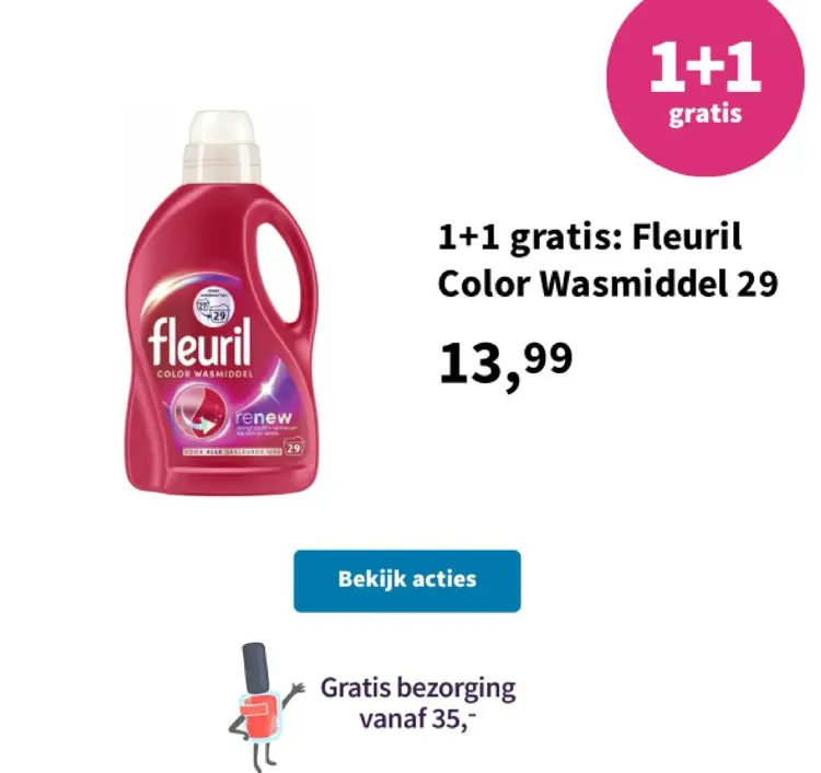Promotie: Fleuril Color Wasmiddel