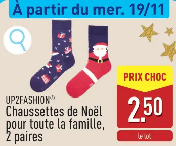Offre: Chaussettes de Noël