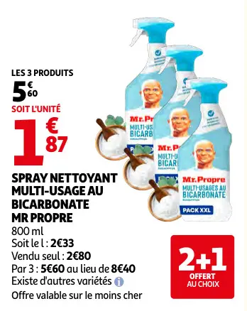 Promotie: Spray nettoyant multi-usage au bicarbonate