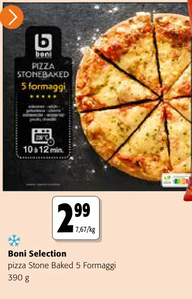 Promotie: PIZZA STONEBAKED 5 formaggi