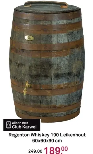 Aanbieding: Regenton Whiskey 190 Leikenhout