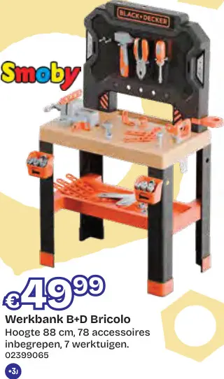 Promotie: Werkbank B+D Bricolo