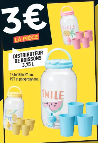 Offre: Distributeur de boissons