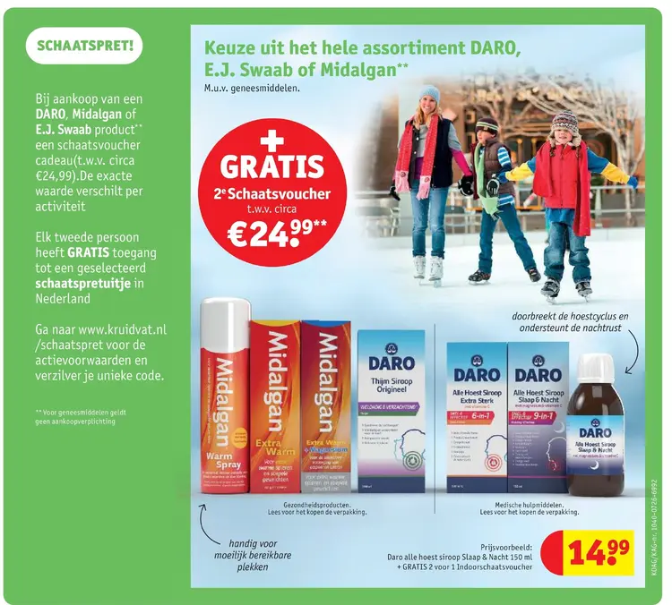 Aanbieding: Keuze uit het hele assortiment DARO, E.J. Swaab of Midalgan