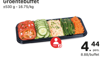 Aanbieding: Groentebuffet