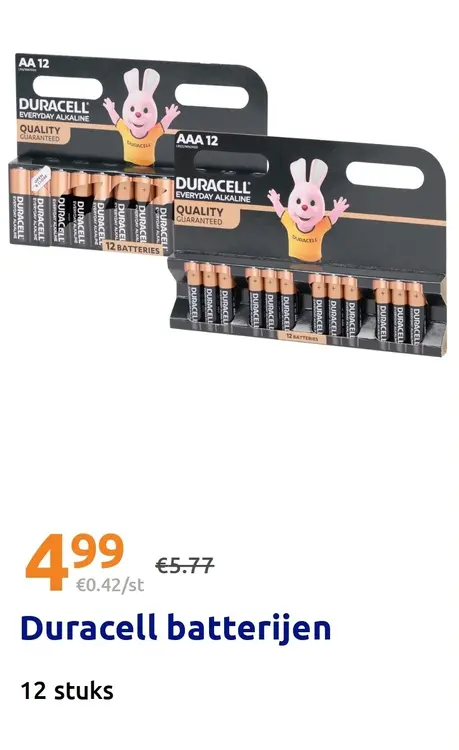 Promotie: Duracell batterijen