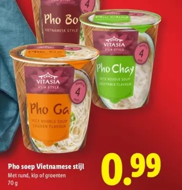 Aanbieding: Pho soep Vietnamese stijl