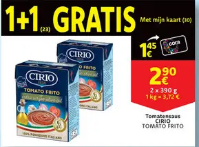 Aanbieding: Tomatensaus CIRIO TOMATO FRITO