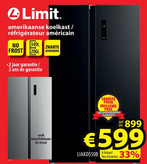 Promotie: amerikaanse koelkast / réfrigérateur américai