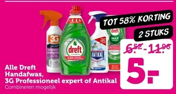 Aanbieding: Dreft Handafwas, 3G Professioneel expert of Antikal