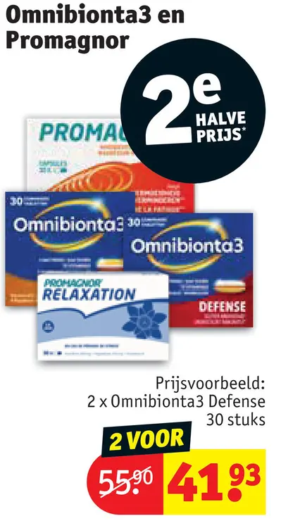 Promotie: Omnibionta3 en Promagnor