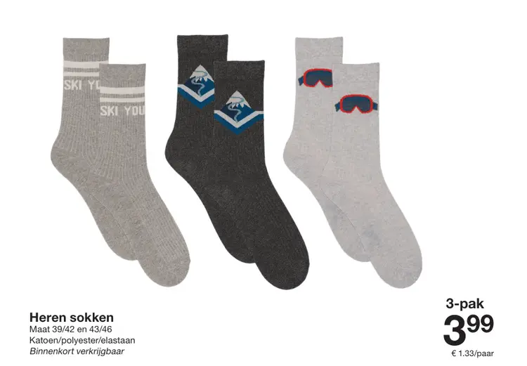 Aanbieding: Heren sokken