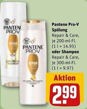 Aanbieding: Pantene Pro-V Spülung Repair & Care