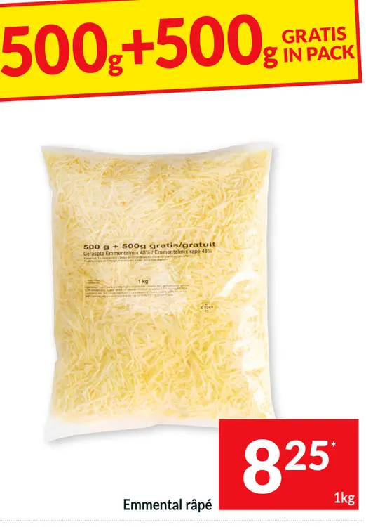 Offre: Emmental râpé