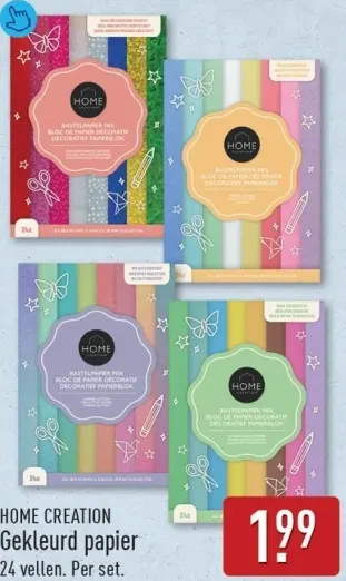 Aanbieding: Gekleurd papier