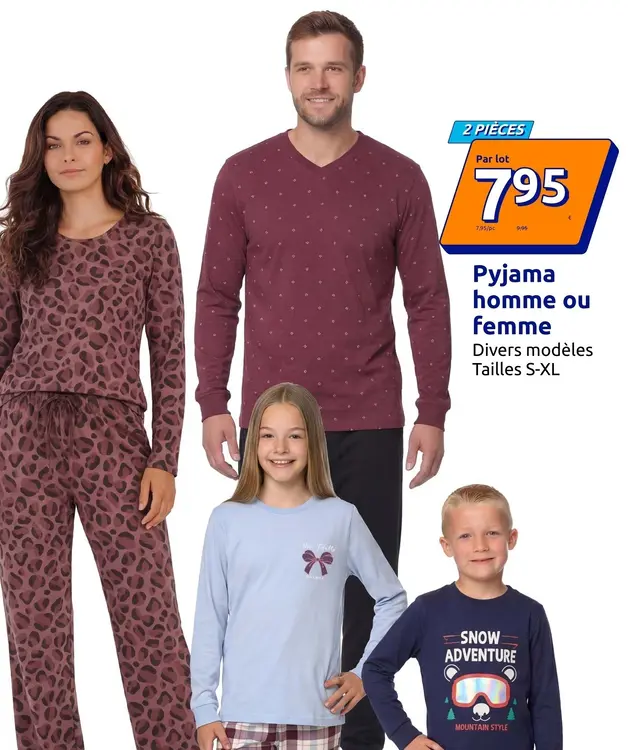 Offre: Pyjama homme ou femme