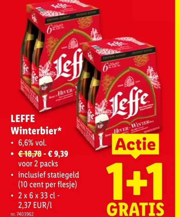Promotie: Winterbier