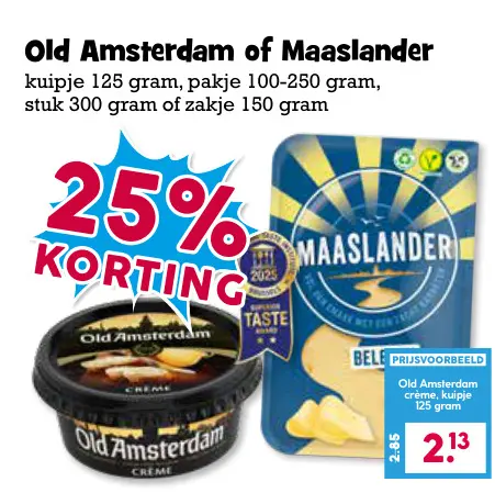 Aanbieding: Old Amsterdam of Maaslander