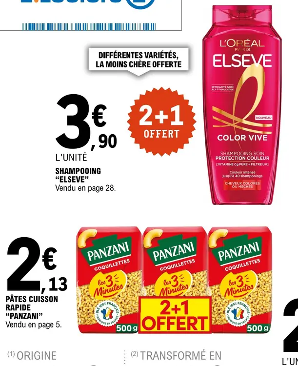 Promotie: Shampooing