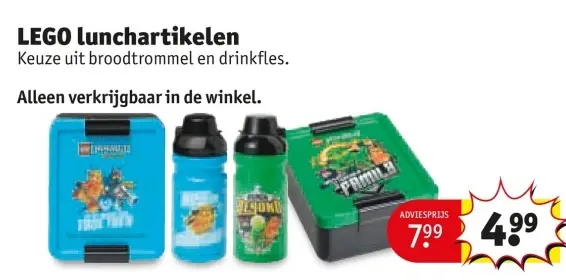 Aanbieding: LEGO lunchartikelen