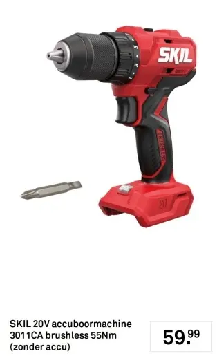 Aanbieding: 20V accuboorrmachine