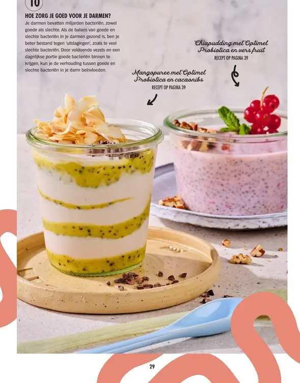 Aanbieding: Chiapudding met Optimel Probiotica en vers fr
