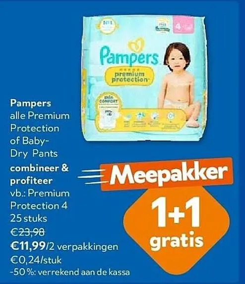 Promotie: Pampers Premium Protection of Baby-Dry Pants