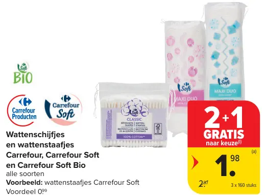 Promotie: Wattenschijfjes en wattenstaafjes