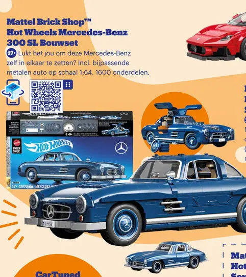 Aanbieding: Hot Wheels Mercedes-Benz 300 SL Bouwset