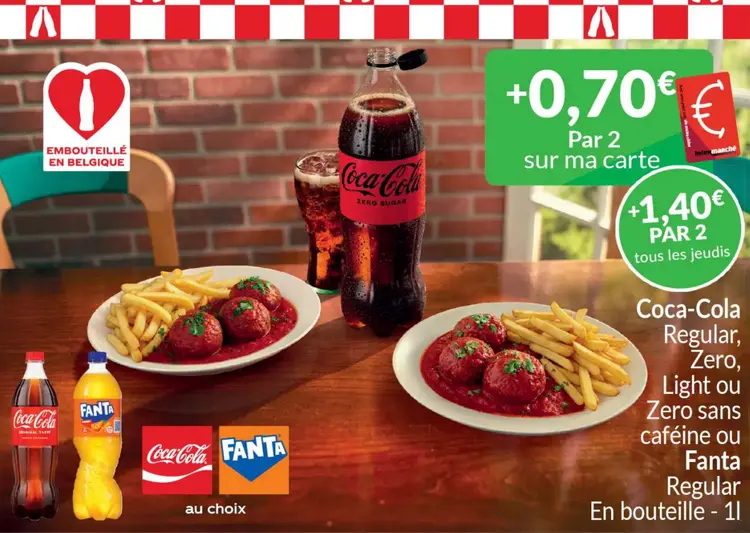 Offre: Coca-Cola ou Fanta