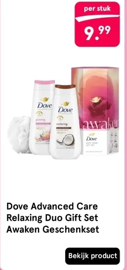 Aanbieding: Dove Advanced Care Relaxing Duo Gift Set Awaken Geschenkset