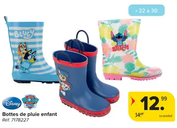 Offre: Bottes de pluie enfant