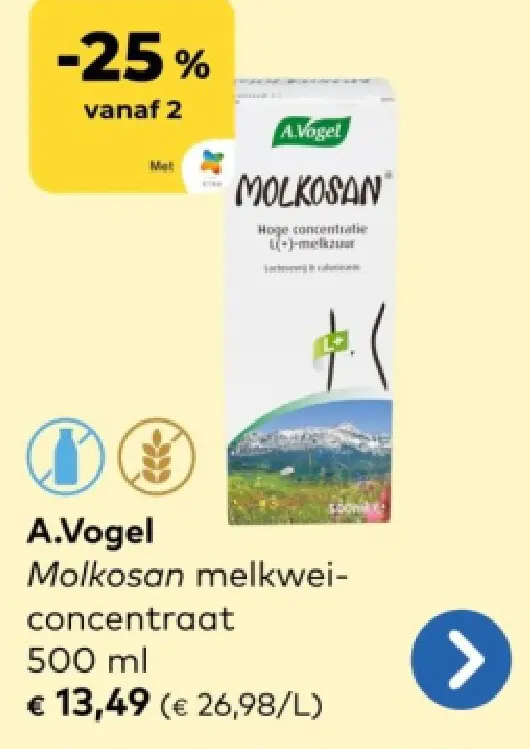 Promotie: Molkosan melkwei-concentraat