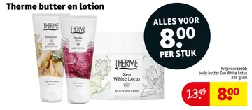 Aanbieding: Therme butter en lotion