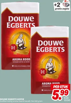 Aanbieding: Douwe Egberts Koffie Aroma Rood
