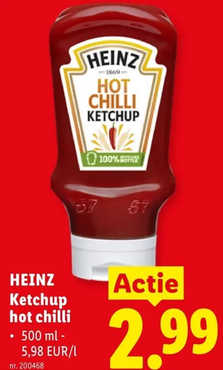 Promotie: Ketchup hot chilli