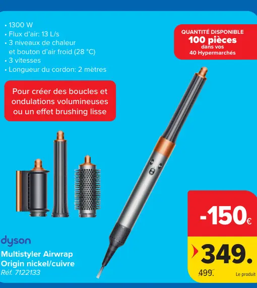 Offre: Multistyler Airwrap Origin nickel/cuivre