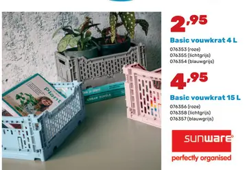 Aanbieding: Basic vouwkrat
