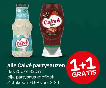 Aanbieding: Calvé partysauzen